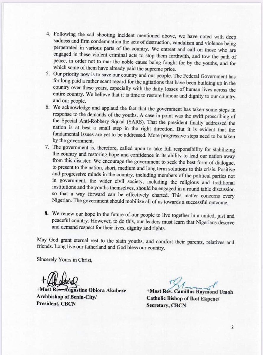 Thank you CBCN 
<a href="/instablog9ja/">Instablog9ja</a> <a href="/MobilePunch/">Punch Newspapers</a> <a href="/GuardianNigeria/">The Guardian Nigeria</a> <a href="/channelstv/">Channels Television</a> <a href="/AIT_Online/">Africa Independent Television</a> #EndSARS #ENDBADGOVERNANCE #EndPoliceBrutalityinNigeraNOW
