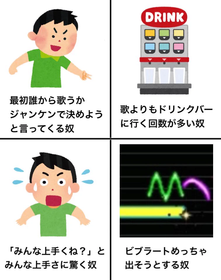 ひとりはこんな人がいるはず！wwwカラオケにいる人のまとめ！www