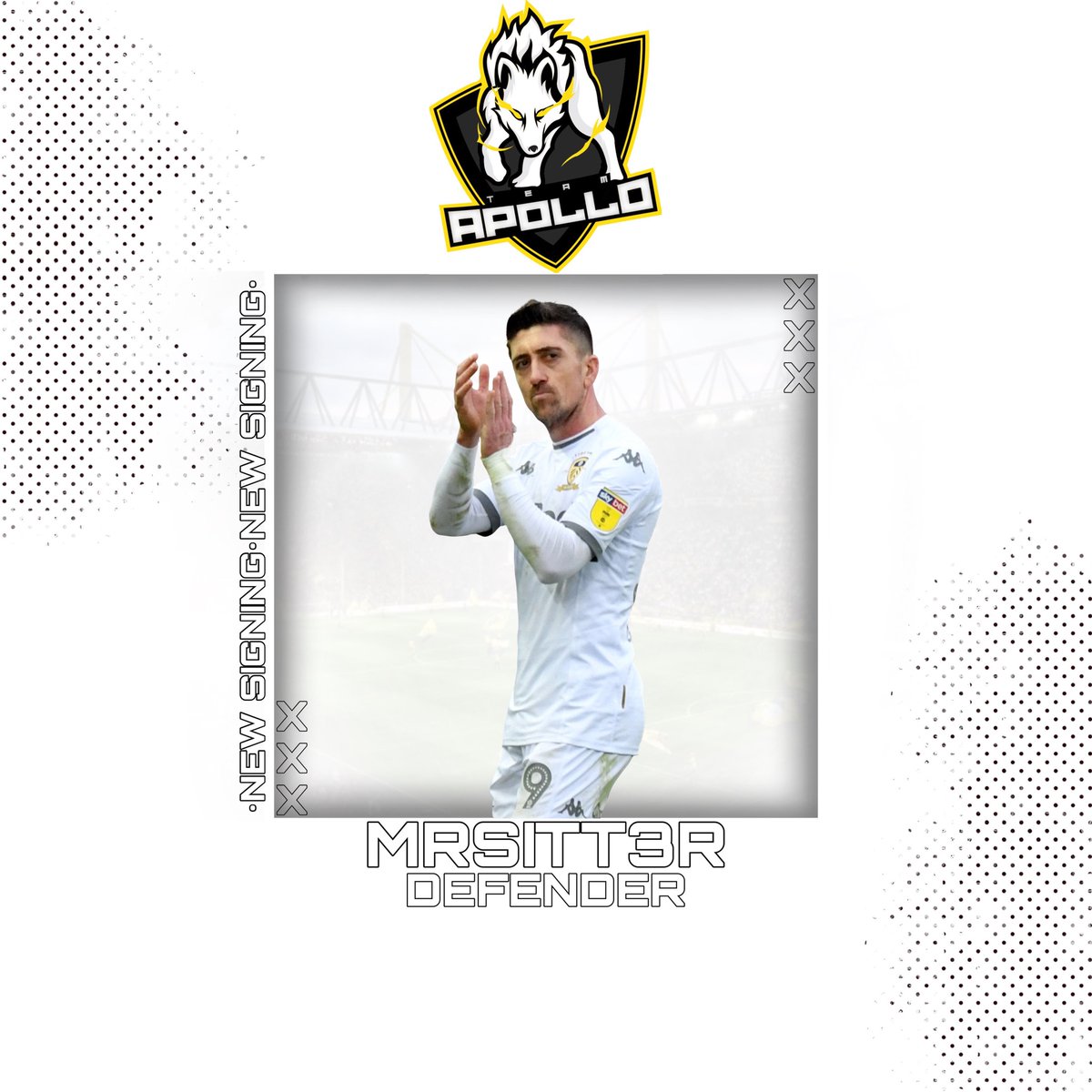 ⚫️🟡⚫️🟡

Signing announcement 📝

@MrSitt3r 

One of the most consistent players I know, he’s a very sound guy and will always do what’s best for the team. He comes in to occupy one of the fullback spaces and I have no doubt he’ll keep the spot also.

Welcome!