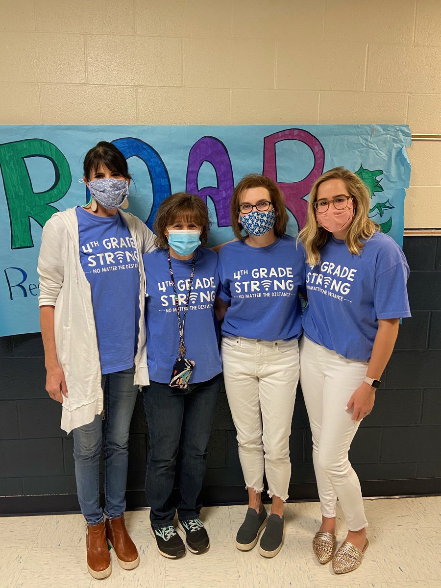 Grateful to be back on this kind &amp; supportive team as I navigate remote teaching! We also love our new shirts designed by ⁦@MsAdlersKinder⁩ ⁦<a href="/SMSD_Corinth/">Corinth Dragons</a>⁩ ⁦<a href="/MrsPierson512/">Courtney Pierson</a>⁩ ⁦<a href="/KimBoeschen/">Kim Boeschen</a>⁩ ⁦<a href="/LeadersReaders4/">Jennifer Leaders</a>⁩