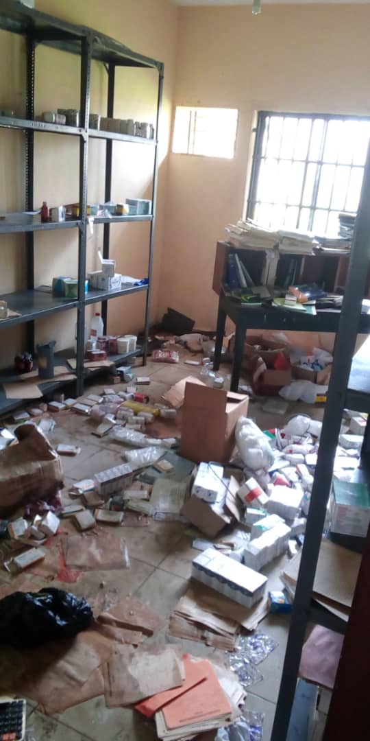 The Psychiatric Hospital in Calabar was also vandalised this morning.