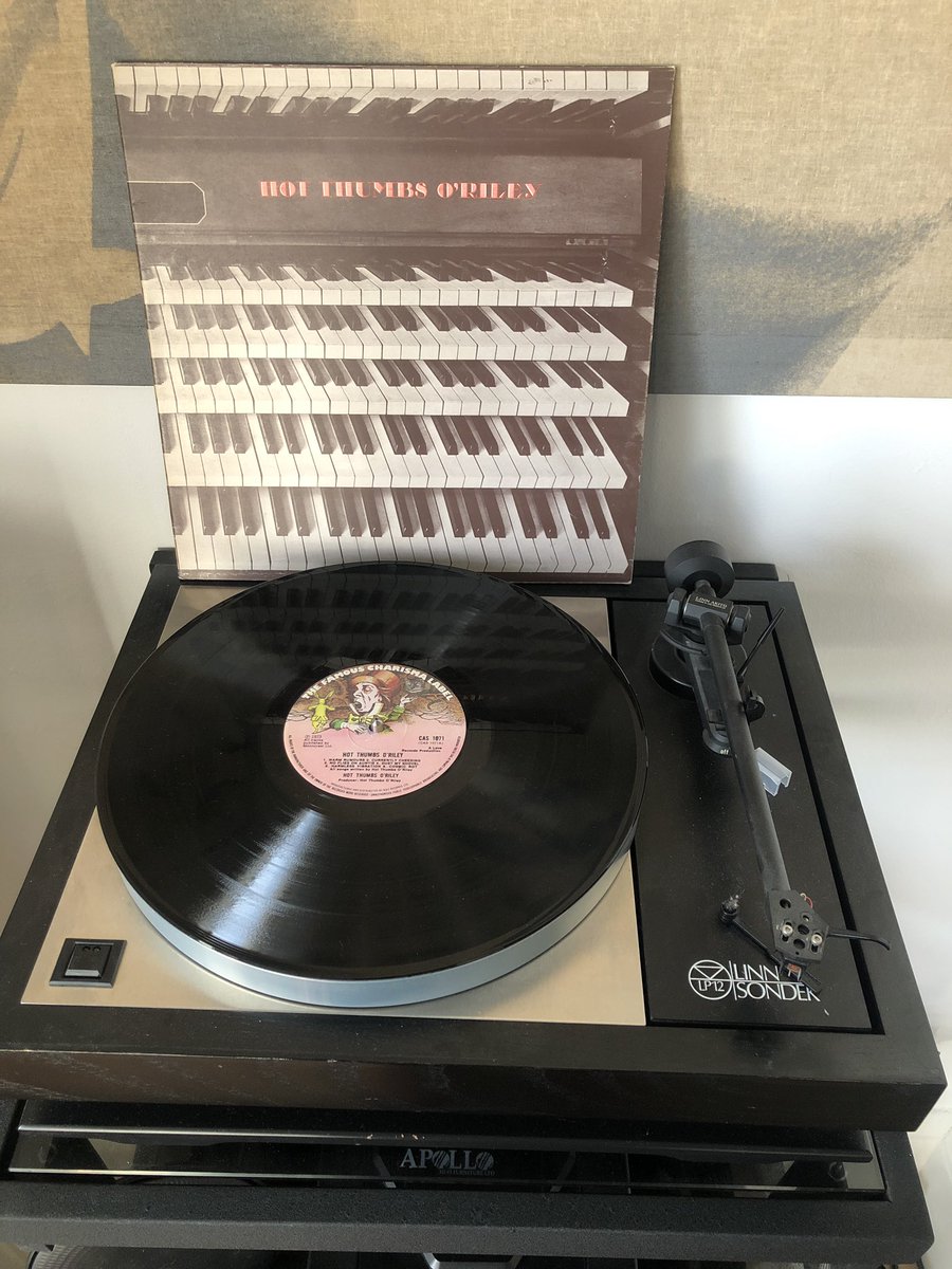 CitroenCX's tweet photo. Bit of a #CharismaRecords moment with @ProgRockers there prompted me to dig out this masterpiece @linnproducts #vinyl #HotThumbsORiley https://t.co/noFU4xSAj2