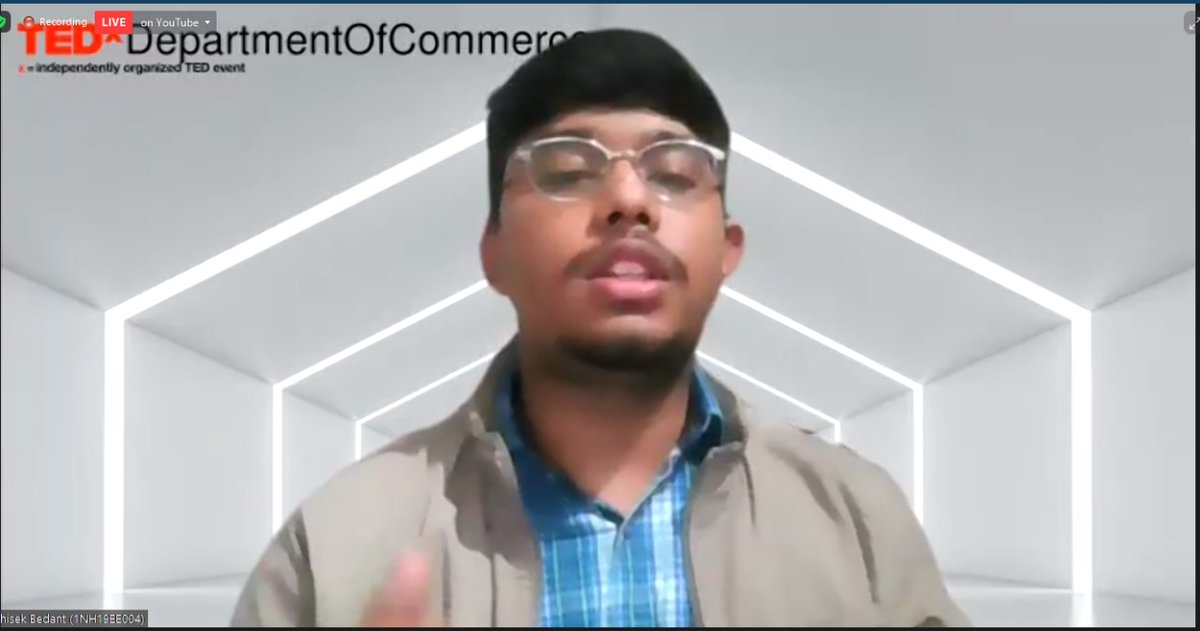 TeamConvention's tweet photo. Three major factors of legacy are contribution, recognition and innovation. 

Abhishek bedant ( D2C Competition - CreaTEDivity Winner ) 

#TEDx #Tedtalk #TED
#DepartmentOfCommerce #LegacyOfUsAll #StreamLive #WatchWithUs #Speaker #IdeasWorthSpreading #DSE
#MBAIB #MBAHRD https://t.co/3ABs3bis4Z