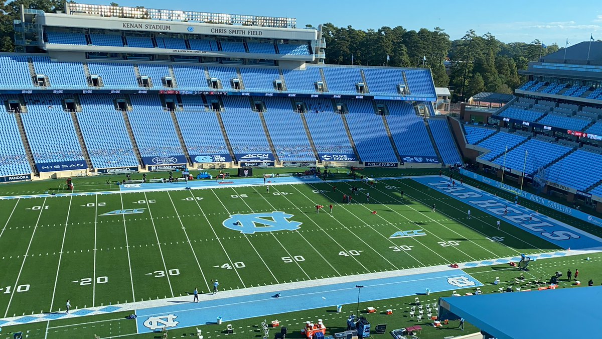 InsidePackSport's tweet image. Inside Pack Sports is at Kenan Memorial Stadium in Chapel Hill for No. 23 NC State’s rivalry matchup against No. 14 North Carolina. Kickoff is set for noon. #GetInside