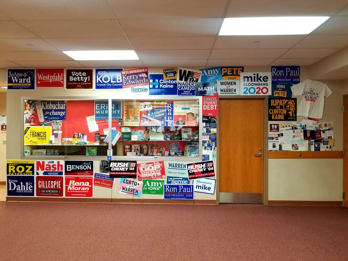 MarkJWestpfahl's tweet photo. @JeremyDBond A5 #nt2t It's very easy to focus on the presidential race⦠but important to show how local elections also impact decisions that directly affect them as students, and residents of their community. My #ElectionWall focuses on both & it sparks conversation. https://t.co/BrMHsrYLA8