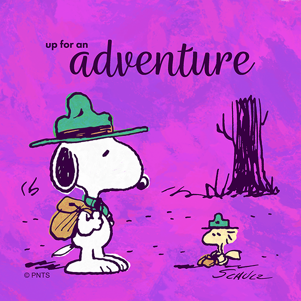 Snoopy's tweet photo. Always up for an adventure with you. https://t.co/7vMyuOqEud