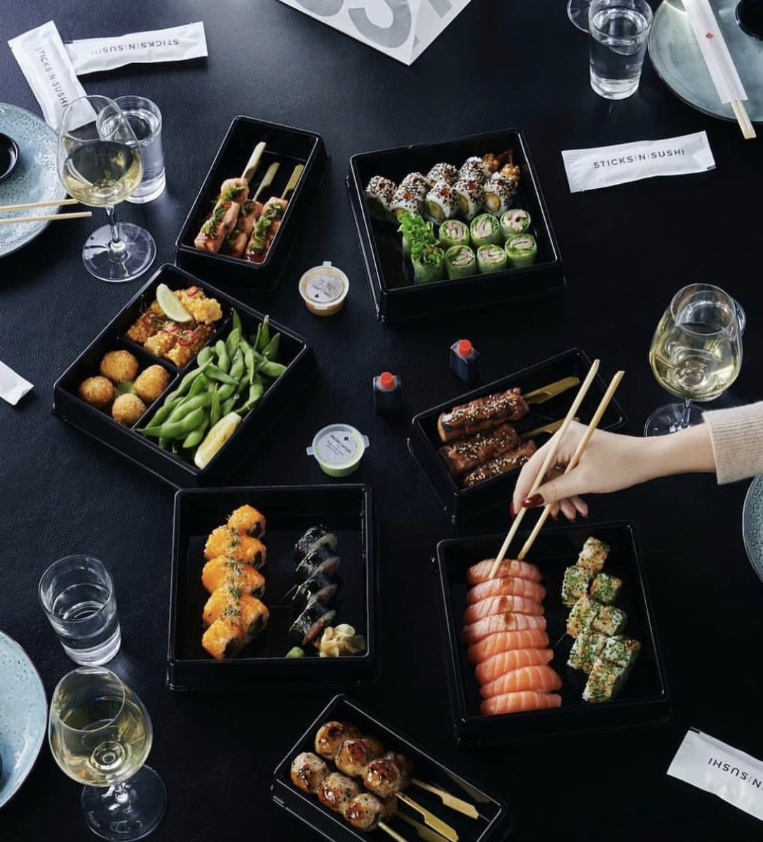 This could be your dining table tonight. Order via deliveroo for collection or pop in and order for take away