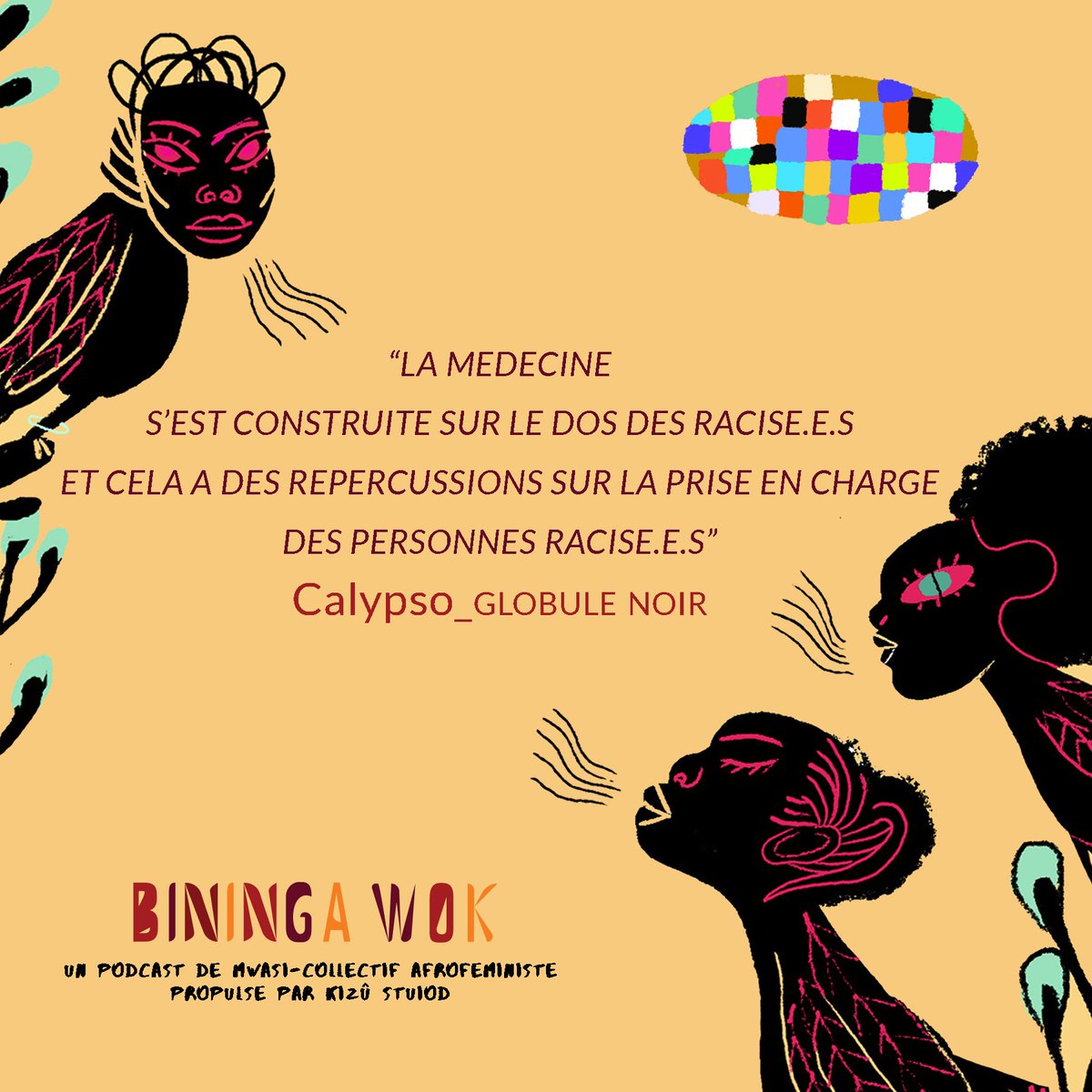 BiningaW's tweet photo. Ce mois-ci, Bininga wok s'est penché sur le racisme médical et ses conséquences sur la vie des femmes noires.
L'épisode est toujours disponible à écouter ou réécouter ici 👉🏿https://t.co/zXR3KKoG2k https://t.co/TOAuFidUmc
