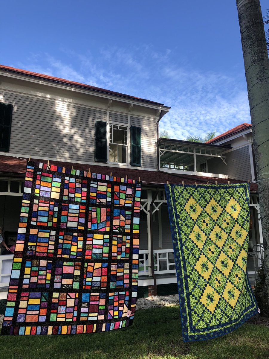 Beautiful day for our annual Airing of the Quilts Show with the Southwest Florida Quilters Guild. We’ll be here at <a href="/EdisonFordFL/">Edison & Ford Winter Estates</a> until 2pm!
