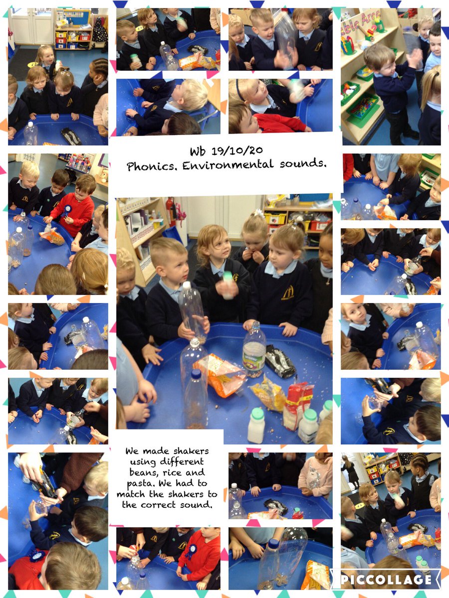 CORPUS1275's tweet photo. Duckling class has fun in phonics yesterday. We made shakers with rice,beans and pasta and then we had to match the shakers that had the same sound. It was lots of fun! #phonics #phase1phonics #environmentalsounds https://t.co/vEbqKXL2Hg