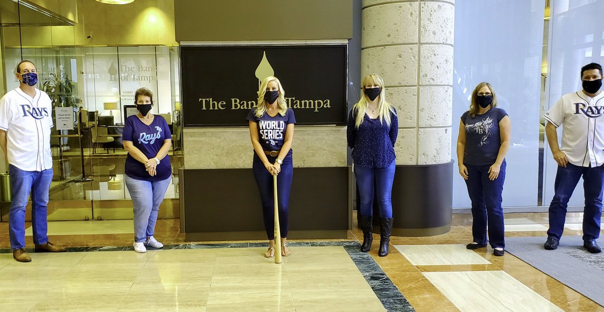 laflavafave's tweet photo. The Bank of Tampa proudly supports our Tampa Bay Rays in the World Series. Go Rays! @raysbaseball #raysup #mlb #tampabay #stpete #pinellas https://t.co/rkAjSMP2GN
