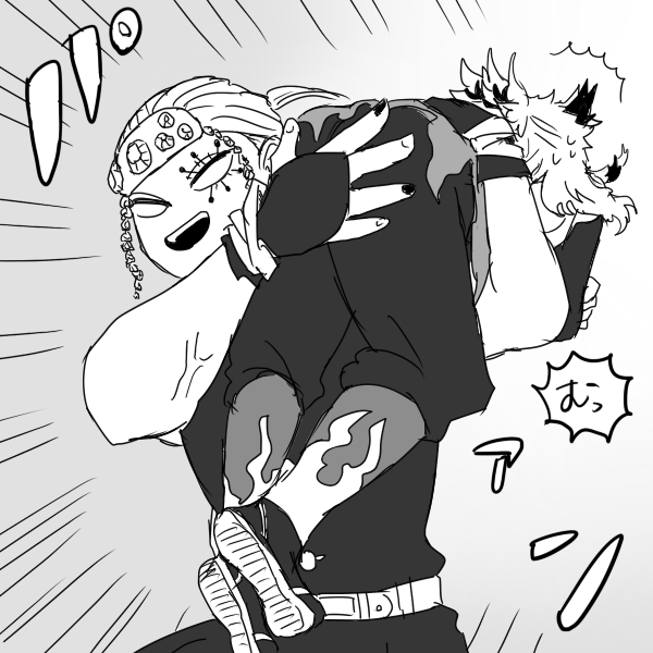 ちょっと男子ィ!って感じの明るい煉さん&うずてんも好きやで 最近あんまり描かないけど 
