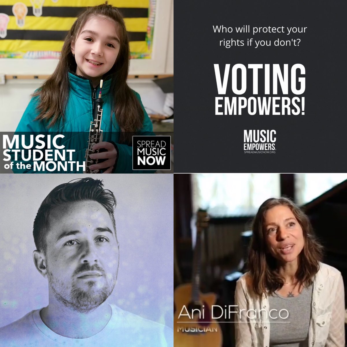 Make Your Voice Heard!
Featuring @anidifranco, @TheRootsofMusic, Music Student of the Month from @Danburyk12, @sethglier, and a quote honoring #EddieVanHalen:
https://t.co/5mTVsRonRc
#musiceducation #vote #artseducation #musicteachers #musicstudents https://t.co/34PMCIsKz4