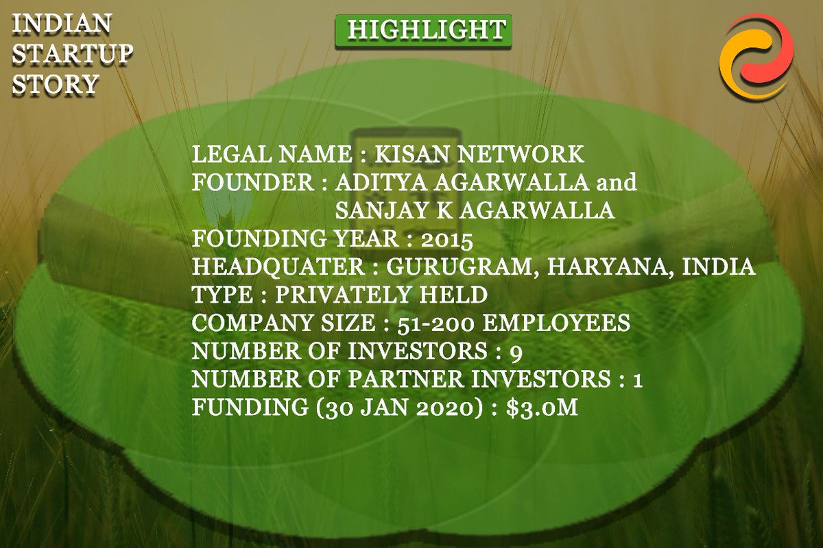 ecell_gecrewa's tweet photo. Kisan Network is a tech enabled and integrated PAN India agricultural produce supply chain.
Read the post to know more!
#kisannetwork
#catalystecell
#ecellrec
#startupstones
#aceedetoexceed
#indianstartups
#indianstartupstory
#startupstories
#agriculture
https://t.co/hfhIsGl2s5 https://t.co/e5VtcMuiNr