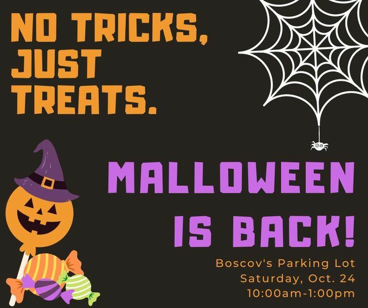lbvmall's tweet photo. Don’t forget to pick up your free bag of candy in the Boscov’s parking lot today from 10am to 1pm! We hope to see you here. 🎃🍭🍫 https://t.co/5Rtr1tBY3e
