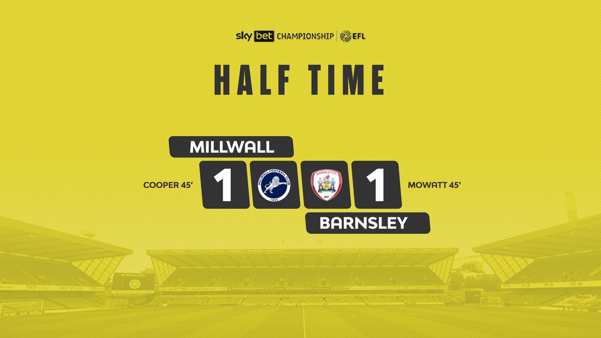 β±οΈ A frantic end to the first half. https://t.co/3F1hvlkhFJ