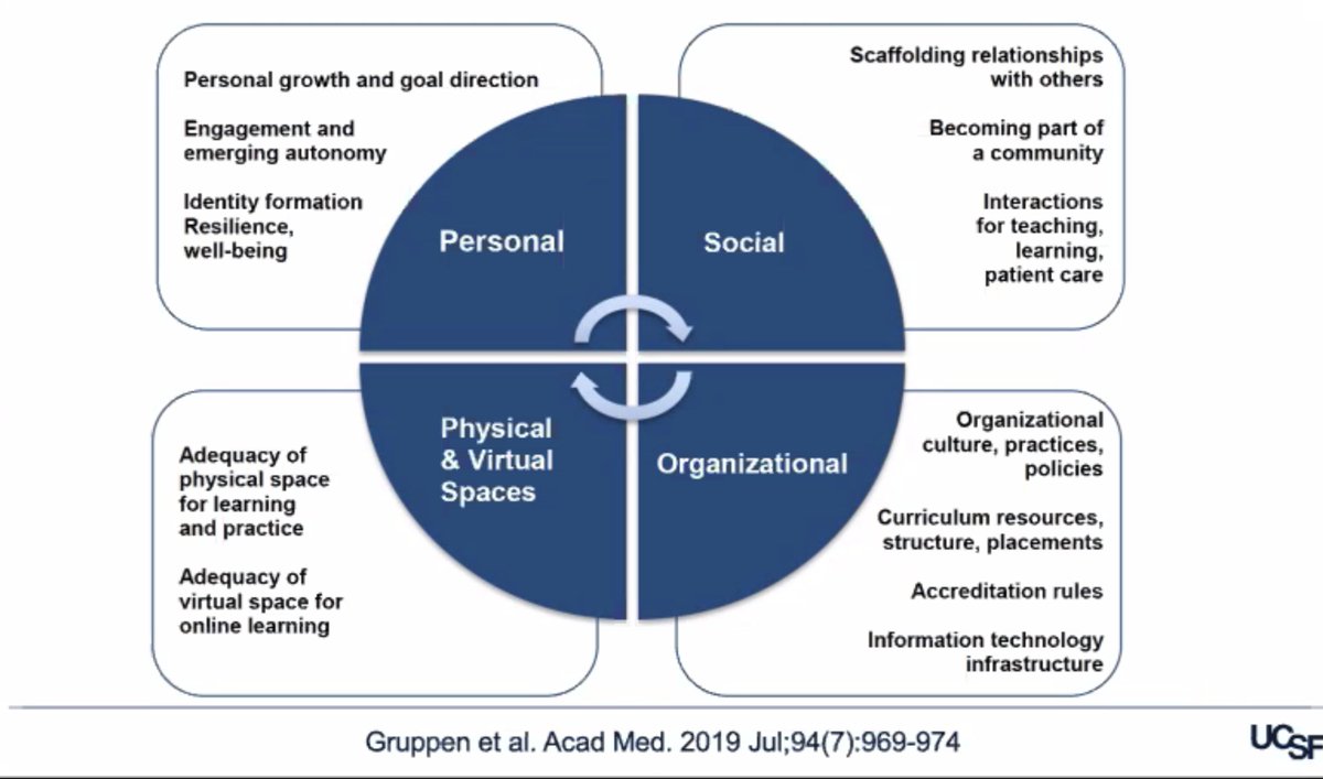 LearnComm_MedEd's tweet image. Examining the #learningenvironment in #MedEd with Sandrijn M. van Schaik, MD, PhD. #2020LCI