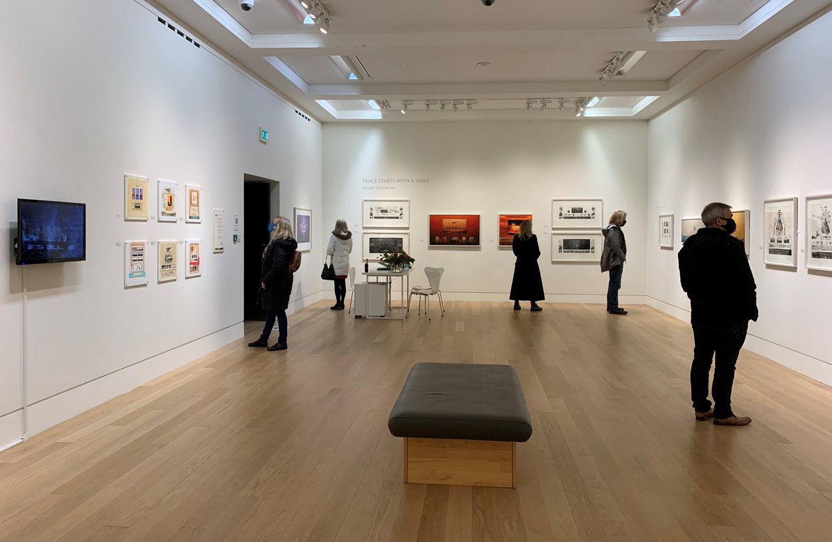 RoyalScotAcad's tweet photo. We're enjoying a socially distanced Preview of our new exhibitions #Reduct: Abstraction and Geometry in Contemporary Art and Peace Starts with a Smile: #StuartDuffin.

Book your free visit here - https://t.co/hmxS5JOcOC https://t.co/XL1Dddd816