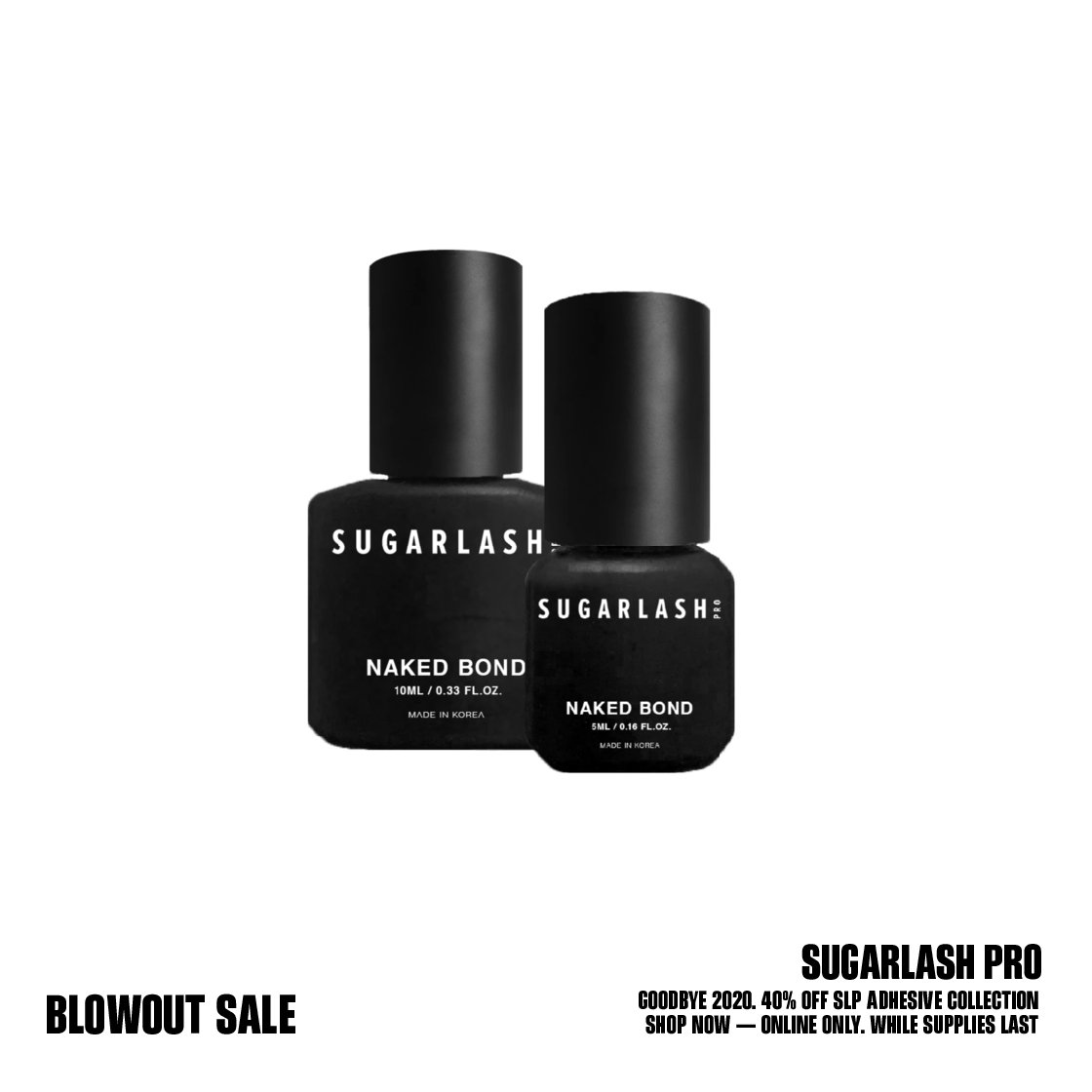 SLP BLOWOUT SALE・40% OFF THE SLP ADHESIVE COLLECTION 🖤 We have the perfect lash adhesive for every artist! SHOP NOW - ONLINE ONLY. WHILE SUPPLIES LAST (terms and conditions apply) sugarlashpro.com / sugarlashpro.ca #blowoutsale