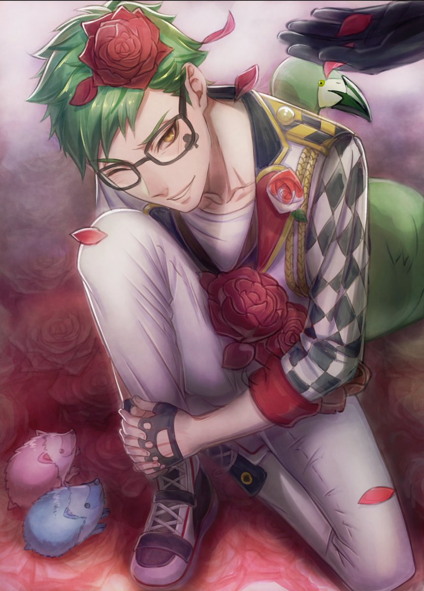 ツイステ トレイ クローバー誕生祭 トレイ先輩 誕生日おめでとう そだつのイラスト