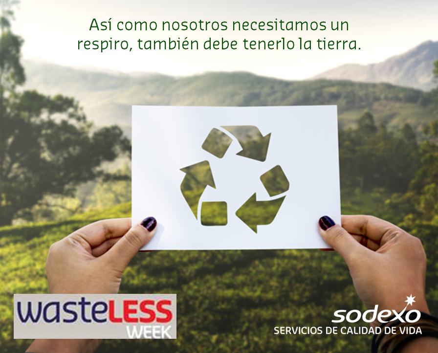 Pluxeeve's tweet photo. El planeta también necesita un respiro, y es por eso que debemos dar nuestro granito de arena para protegerlo.
Con simple acciones como reciclar y no desperdiciar comida, podemos hacer una diferencia.
#Sodexo #SodexoSiempreContigo #WastelessWeek https://t.co/FqfJzxutex