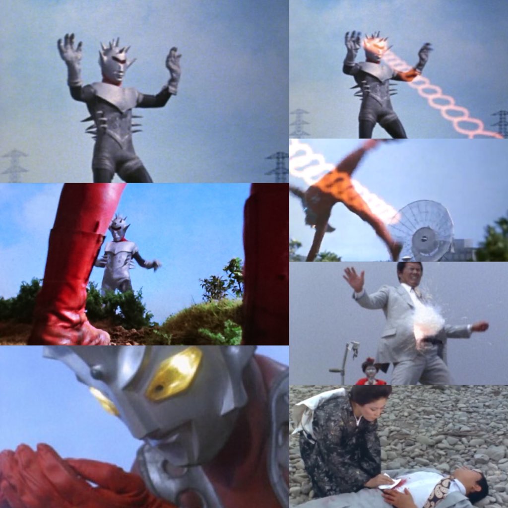 S Murakami ウルトラマンレオ 第29話 日本名作民話シリーズ 運命の再会 ダンとアンヌ 狐がくれた子より 昭和49年 1974年 10月25日放映 ウリンガ ウリー 登場 脚本 阿井文瓶 監督 山本正孝 特殊技術 矢島信男 念力で暴れる少年ウリーが出現