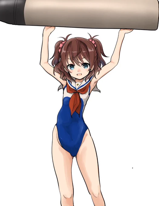 #小笠原光生誕祭2020 #はいふり 駆逐艦の砲術員は主砲の直接装填だって可能な光ちゃん。 