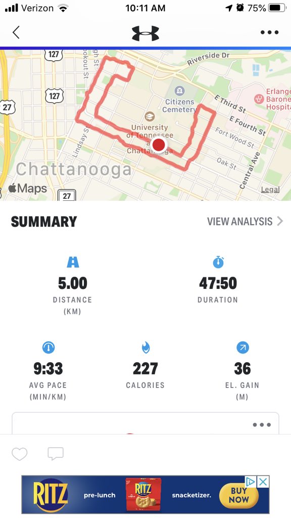 Elizabeth Crawford (@ekcchat) on Twitter photo UTC Homecoming Week Spirit (Virtual) Run. UnderArmour MapmyRun helped me create a Power C 5K around campus. #GoMocs #utcspiritrun <a href="/chattanoogaalum/">UTC Alumni</a> UTC Homecoming Week Spirit (Virtual) Run. UnderArmour MapmyRun helped me create a Power C 5K around campus. #GoMocs #utcspiritrun <a href="/chattanoogaalum/">UTC Alumni</a>