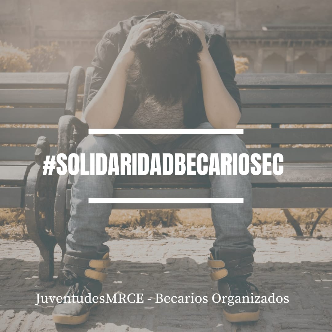 juventudrc5eao's tweet photo. Hoy nos activamos para visiblizar la lucha de nuestros becarios, para denunciar al gobierno de @Lenin Moreno el abandono de lxs jóvenes estudiantes en el #Ecuador.
¡Exigimos que se paguen sus cuantías urgentemente! 
#SolidaridadBecariosEc 
@MashiRafael @ecuarauz @MRCEuropa https://t.co/sxzMb5Lxdc