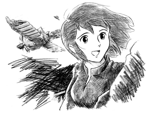 #創作クラスタの版権絵晒し大会会場
かなり恥ずかしいお蔵出しですが、30年以上前に模写ばっかしてた時期のです。自分の絵柄の一番根っこの部分はこの頃に作られたのかなという気がします。