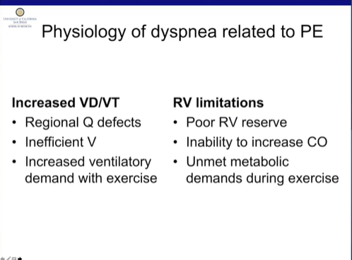 PERTConsortium's tweet photo. Tim Morris breaks down physiologic abnormalities leading to chronic dyspnea following PE and his acronym "SEARCH" for guiding work-up based on case specifics #PERT2020 https://t.co/RAH7ciwn4J