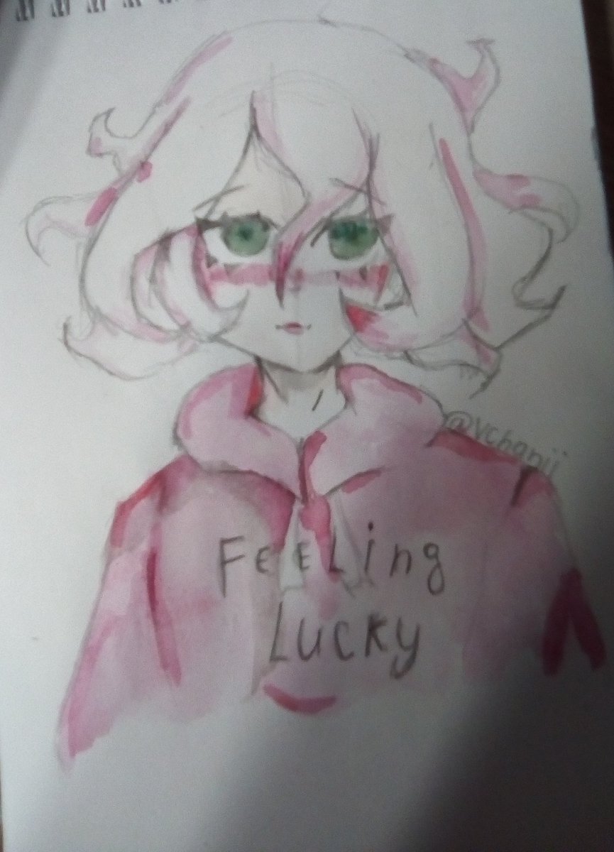 vchanii's tweet photo. fem! Nagito sketch https://t.co/fhfRTPax37
