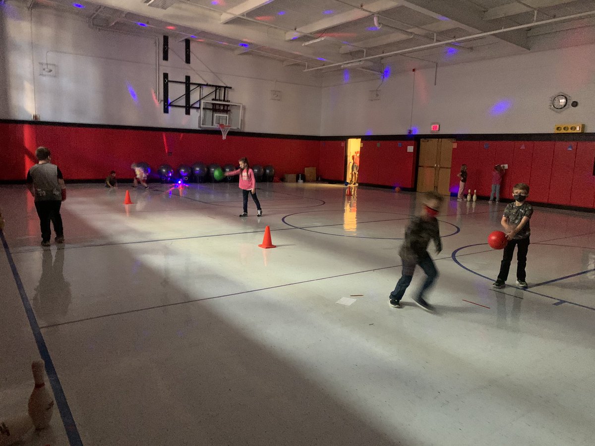 ACSBalderson's tweet photo. AELS students had a “rockin” time demonstrating their bowling skills in Mr. Tafe’s  PE class! #engaginglesson https://t.co/rTLR4bvE8Z