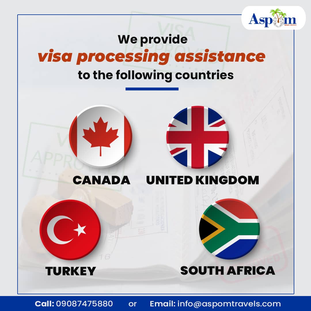 aspomtravels's tweet photo. No other time to start your visa processing abroad than now.
What is the delay ?
Letβs assist you with your future travel plans by processing your visa now.
.
Contact @aspomtravels
.
.
.
.
.
#travel
#aspombirthservices #visa
#visaprocessing #visaapplication
#travels https://t.co/dnVnIXPW6V