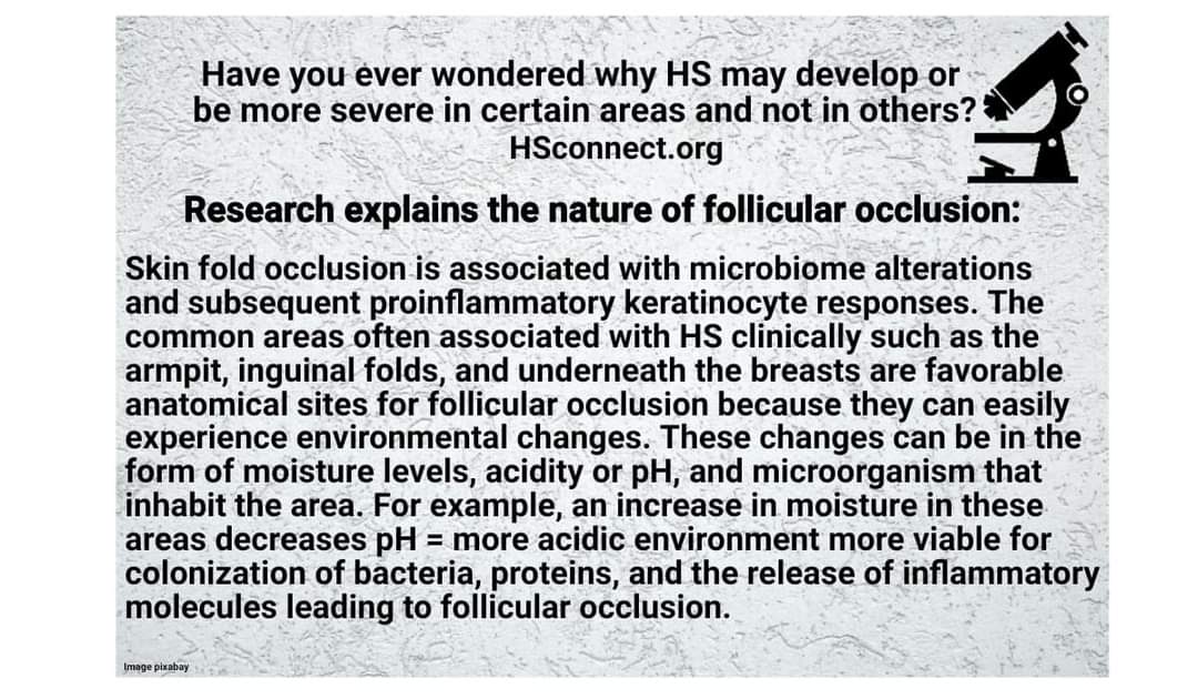 HSConnectOrg's tweet photo. Hidradenitis Suppurativa & Follicular Occlusion
For research on follicular occlusion visit our section; Research Tab/Inflammatory, Systemic & Follicular Occlusion Section.
https://t.co/trtrJWomaN
#hsconnectorg
#hsresearch
#awareness
#hidradenitissuppurativa
#follicularocclusion https://t.co/wJ62cbPSal