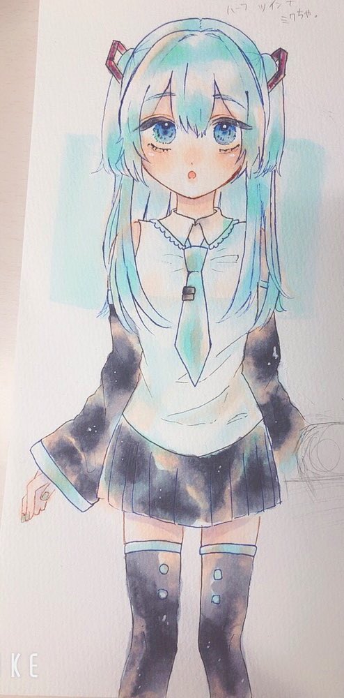 全身バランス悪いからこっちに載せさせて みずせなの 垢移行のイラスト