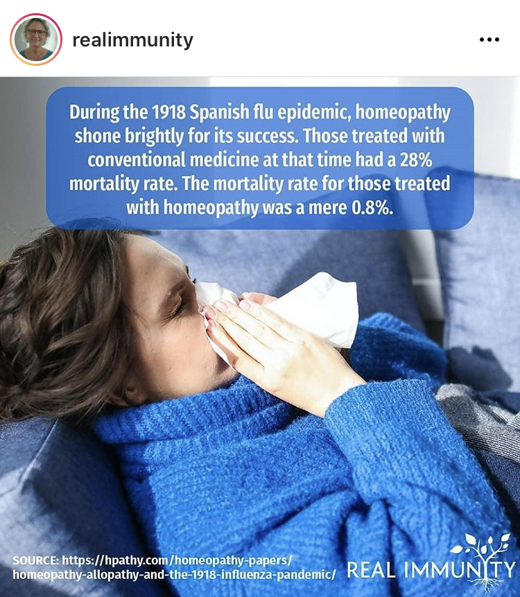 DrEddyClinic's tweet photo. RT @arcanumclinic: From our good friend Cilla Whatcott ... over 200 years of influenza success without causing an ounce of harm. #realimmunity #naturalimmunity #functionalmedicine #heilkunst #homeopathy #homeopathicmedicine #timelinetherapy #sequentialth… https://t.co/C0UG8AFF1s