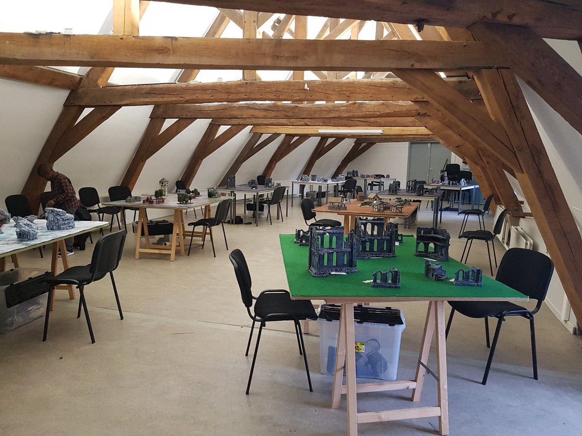 Sombremine's tweet image. Ready for tomorrow!!!
#Ageofsigmar tournament 
20 players 
#Towerconquest