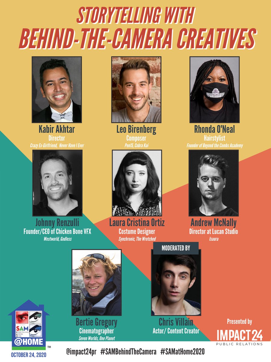chickenbonefx's tweet photo. Hear from Chicken Bone FX’s Johnny Renzulli and some amazing creatives talk about working in film and television! Watch @Impact24PR's #SAMBehindTheCamera panel TODAY Saturday, 10/24, on @Comic_Con's YouTube page! #SAMatHome #BehindTheCamera #Film #TV #VFX https://t.co/bZi4uq9vms https://t.co/nZfOAceroi