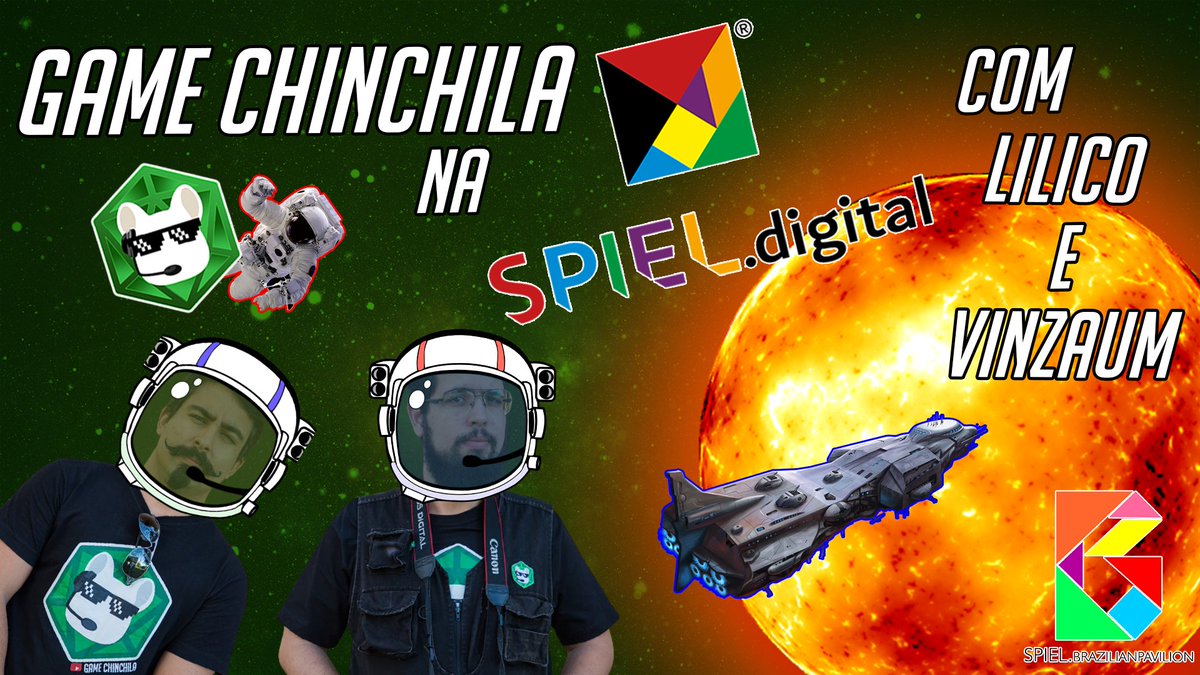 GameChinchila's tweet photo. Mais um dia do maravilhoso evento da https://t.co/gYGQRvVVy5 ! Dessa vez quem passeia pela feira são Vinzaum e Lilico, em busca de mais novidades nessa galáxia infinita de Boardgames e RPGs!
HOJE ÀS 15H no YouTube!!

#spieldigital #spielbrazilianpavilion #spieldigital2020 https://t.co/RENG8NGI3S
