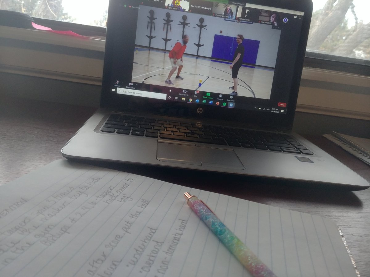 Never though this would be PD for PE one day. Great work Andy! #shapeco2020