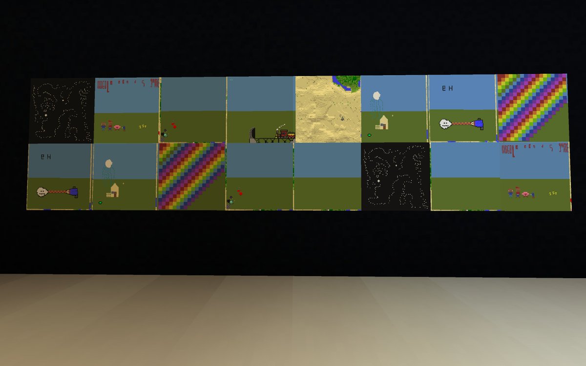 QuadParticipate's tweet photo. Fantastic Virtual QUAD MinecraftLAB session this afternoon drawing inspiration from the latest work in the @derbyquad Gallery...... fantastic creative responses by participants to creative a @quad_minecraft version of the work. #letscreate https://t.co/hYTjC9cnLm