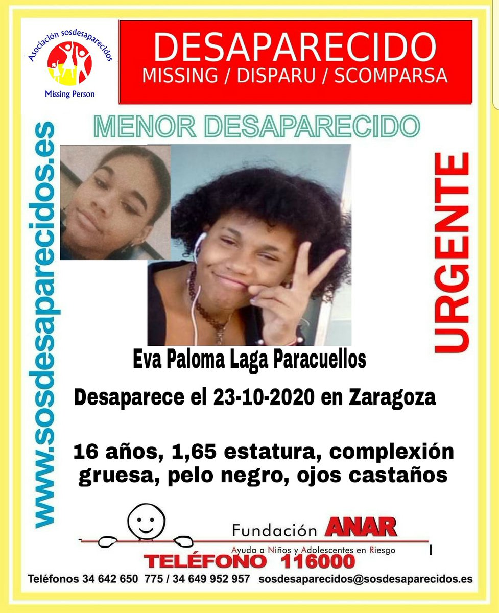 🚩URGENTE⚠️

Eva tiene 16 años y desapareció ayer.

Por favor, si la has visto o sabes dónde está, llámanos📞: 091, 112, 062

Tu RT no cuesta nada y puede ayudar a encontrarla🙏