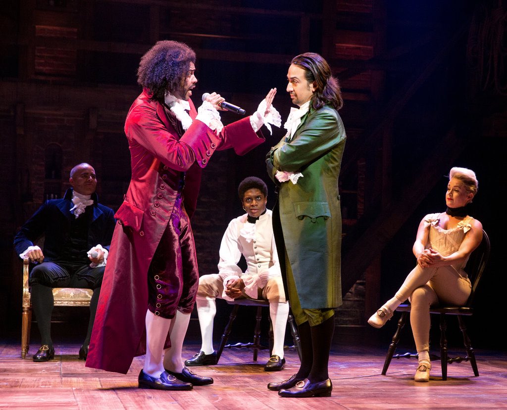 marissamber's tweet photo. The only debate I’m tryna see @HamiltonMusical https://t.co/QyXXvRnRpn