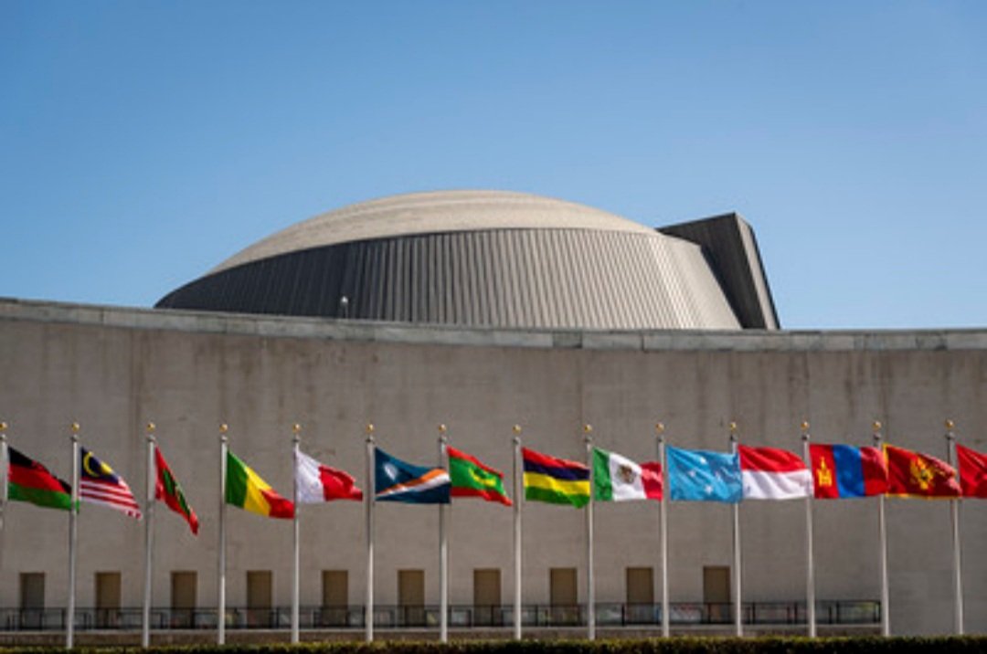 RomaniaUN_NY's tweet photo. Happy 75th anniversary to the United Nations! 🎉🎉🎉In 2020 @UN 🇺🇳 remains the most relevant global intergovernmental organization that brings together 193 countries for a multilateral approach to 🌎 biggest problems. https://t.co/OMOWoArADc