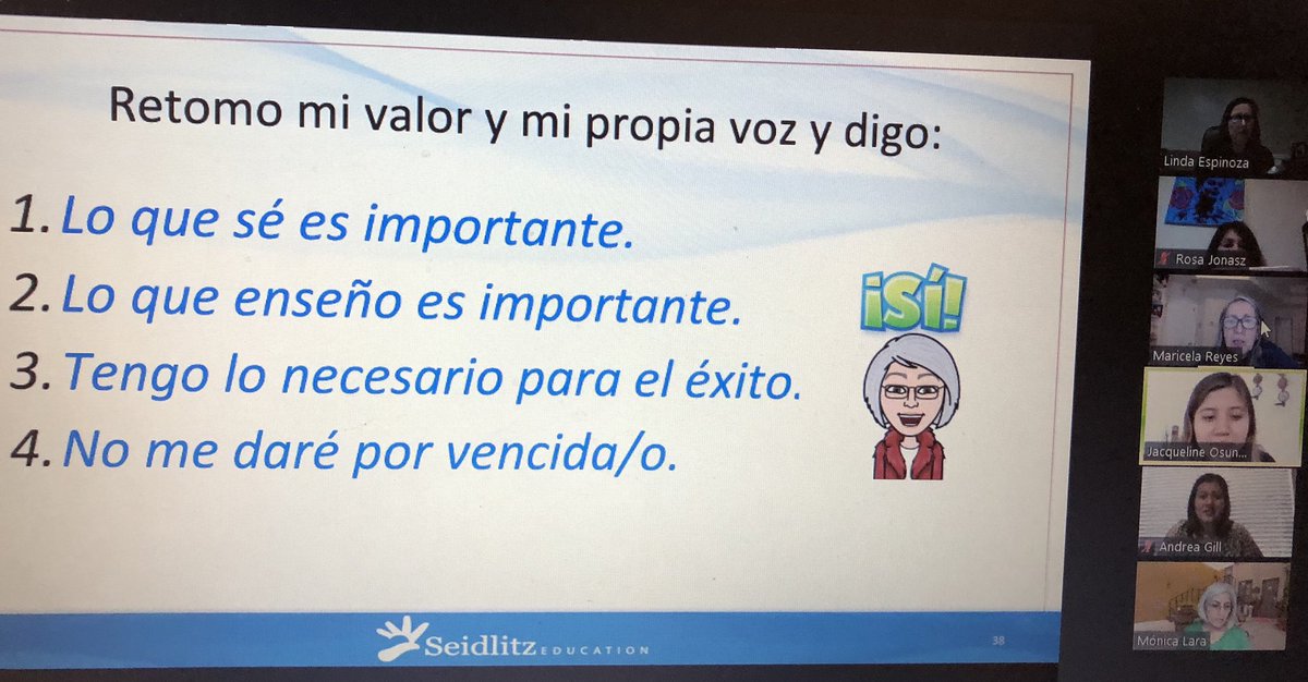 MaestraJonasz's tweet photo. ¡Los docentes Bilingües somos líderes e importantes! 💓@DRMLARA @NisdBILESL #SaturdayMorningPD https://t.co/UL2NEMvjUp