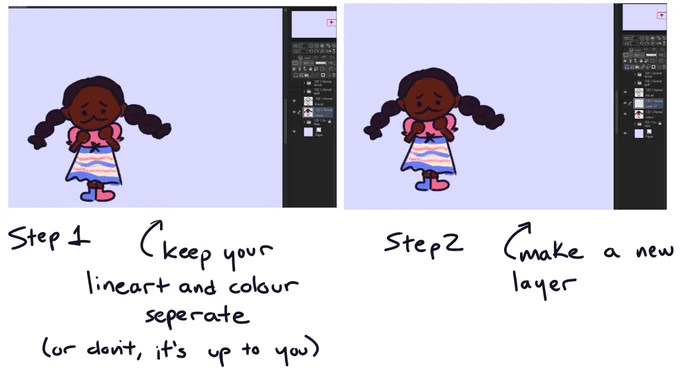 very quick tutorial on why how to use colour layers!! (or more specifically how i use them) #arttutorial 