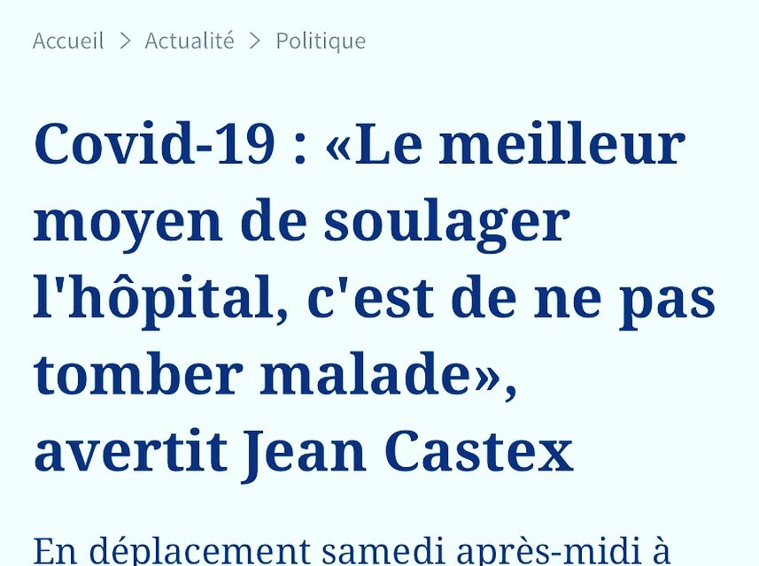 olbesancenot's tweet photo. Et le meilleur moyen de ne pas attraper le COVID, c’est de ne pas l’attraper ! Sachez-le !🤦🏼 https://t.co/XRxsZ3xobo