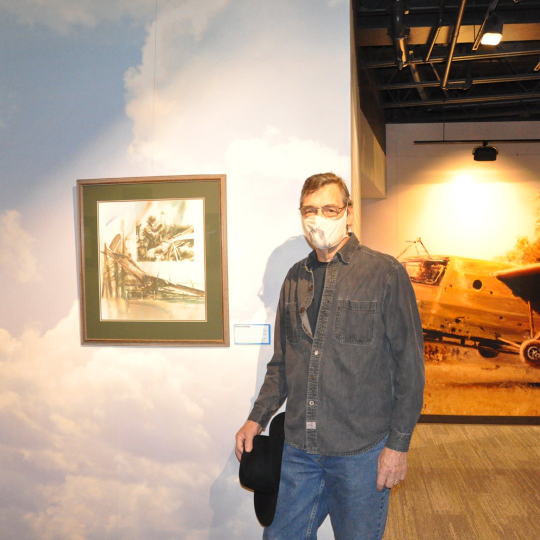 Check out our Visitor of the Week!
Robert visited us at the Silent Wings Museum from Petersburg! He enjoyed viewing the movie and displays. Thanks for dropping in Robert!