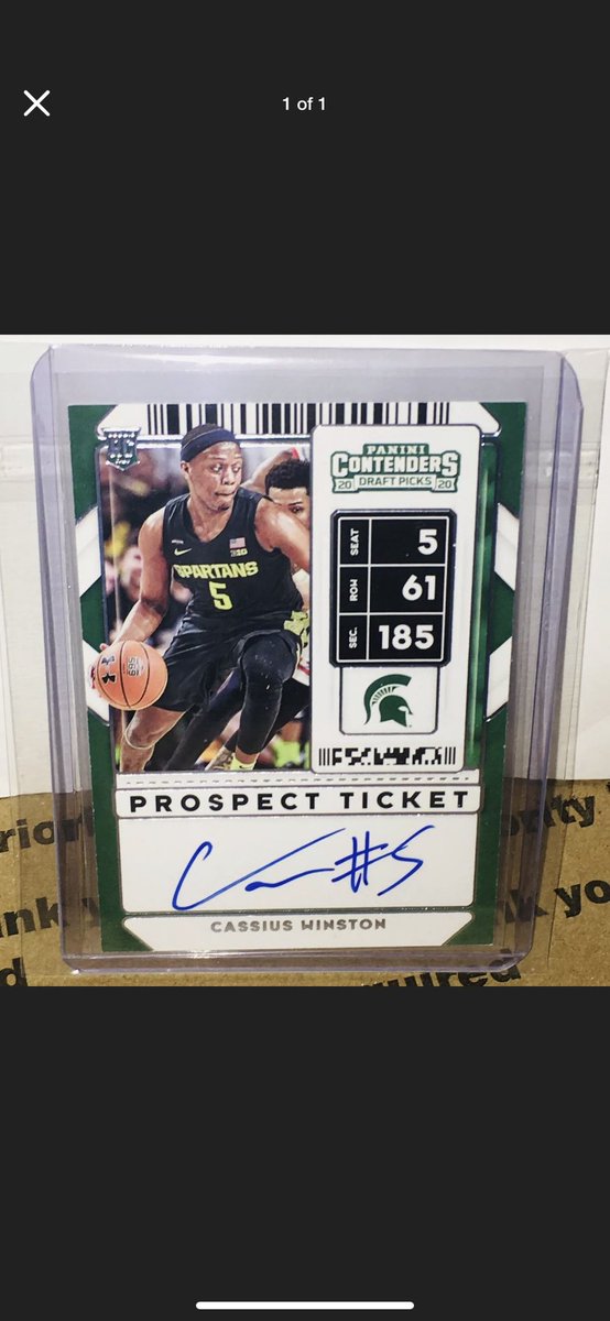 Looking for 2020-21 Panini Contenders Draft Picks Cassius Winston cards. Please tag and RT #ISO @HobbyConnector @Hobby_Connect @mlbhobbyconnect https://t.co/CUSnIrvIDB